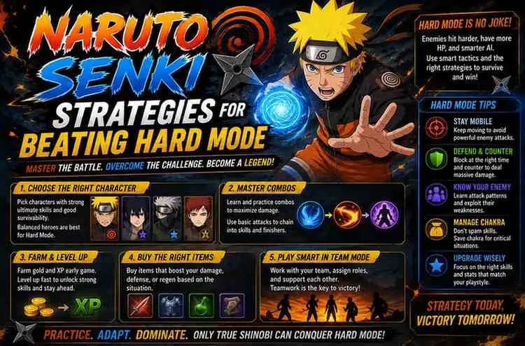 Naruto Senki Strategies for Beating Hard Mode
